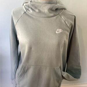 Nike kangaroo pocket hoodie-blue/gray/green